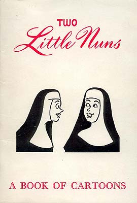 two little nuns, cartoons by Bill O'Malley 1950