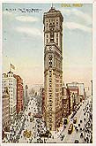 vintage image New York City the Times building c1910