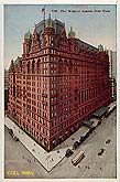 vintage image New York City the Waldorf Astoria c1910