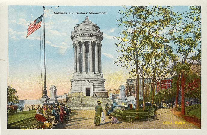 New York City Soldiers' and Sailors' Monument c1910