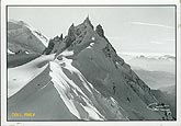 carte postale ancienne aiguille du Midi photo P Tairraz