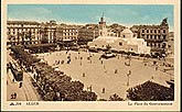 vintage postcard 1947 Algiers pl Gouvernement