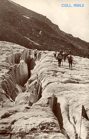 Argentiere seracs c1930 carte postale ancienne