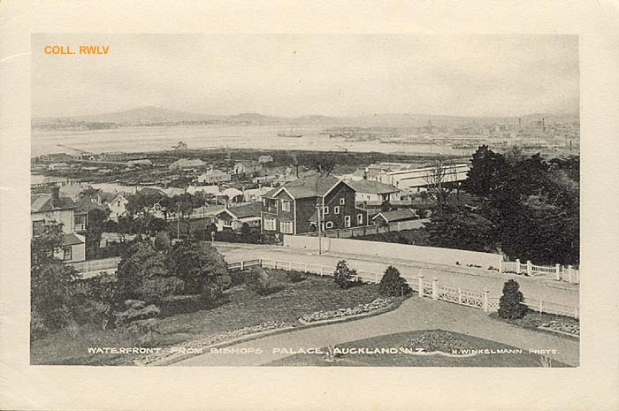 Auckland Waterfront c1910 photo H Winkelmann