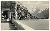 old postcard Axenstrasse Suisse