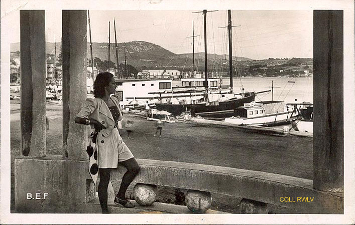 Bandol le port c1930 carte postale ancienne