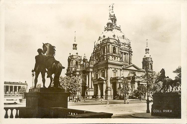 Berlin Lustgarten und Dom alte Foto c1940