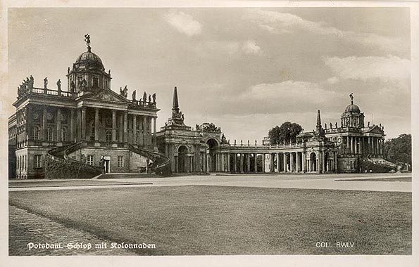 Berlin Potsdam Schloss Postkarte c1930