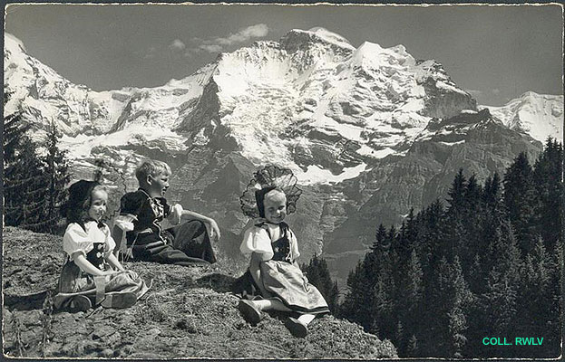 carte 1960 Berner Oberland Kinder