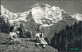 carte postale ancienne 1960 Berner Oberland