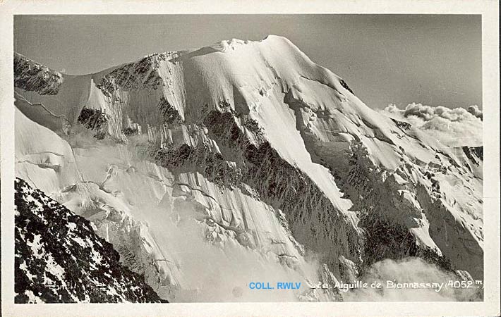 carte postale aiguille de Bionnassay, par G Tairraz