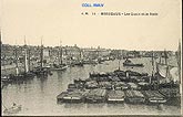 cpa Bordeaux c1900 les quais et la rade