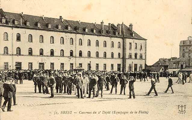 Brest caserne du 2e depot Equipages de la Flotte