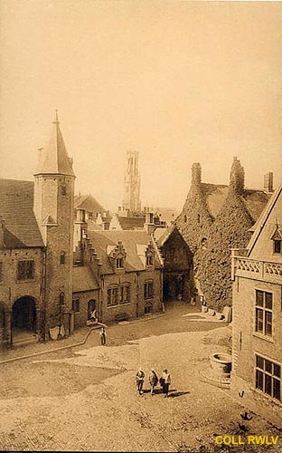 Bruges Gruuthuse carte postale ancienne c1920