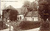 Bulford parish church vintage postcard