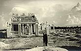 vintage postcard chinese cemetery