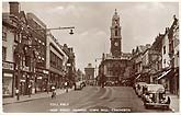 vintage postcard Colchester  Town Hall High street