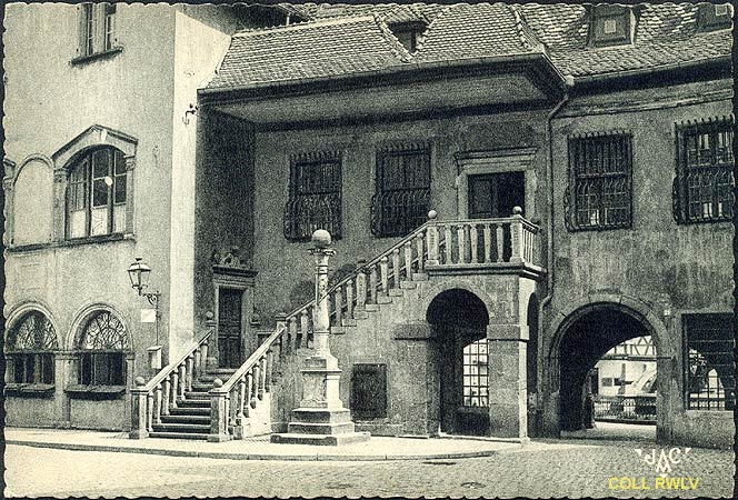 Colmar ancienne douane heliogravure c1950