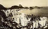 Rio de Janeiro Copacabana carte postale 1960