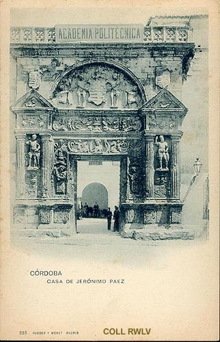 Cordoba Casa Paez academia politecnica c1900