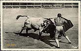 cpa 1949 Nimes matador et muleta