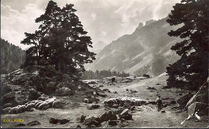 Cauterets depart pour le Marcadeau, carte JOVE