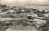 vintage postcard Cameroon Douala le port 1955