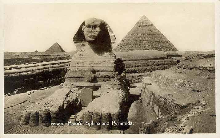 Le Caire le Sphinx et les pyramides