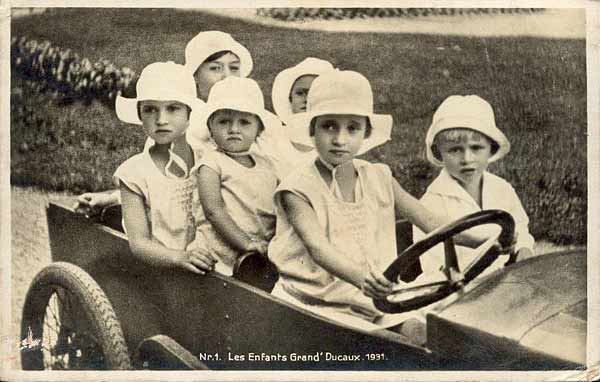 enfants Grand Ducaux du Luxembourg 1931