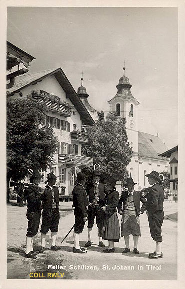 Feller Schuetzen, St Johann in Tirol alte Ansichtskarte