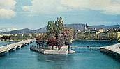 old postcard from Geneve Swiss