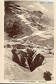 old postcard melting glaciers