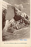 old postcard melting glaciers