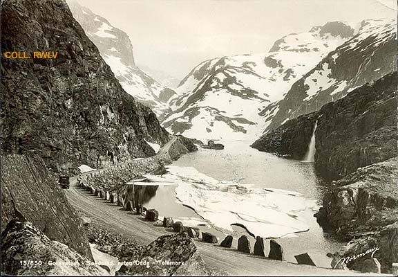 Brevkort fra Gorsvatnet Odda Norge