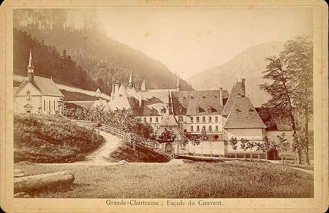 couvent de la Grande Chartreuse photo ancienne c1880