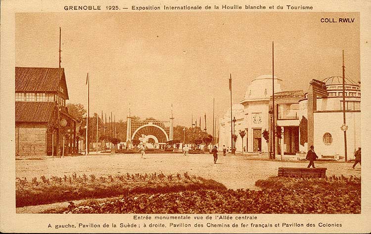 Grenoble exposition internationale Houille blanche et tourisme 1925