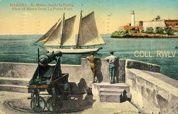 Cuba Habana 1912 - El Moro desde la Punta