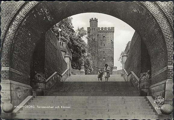 vintage postcard Helsingborg Suede Sweden