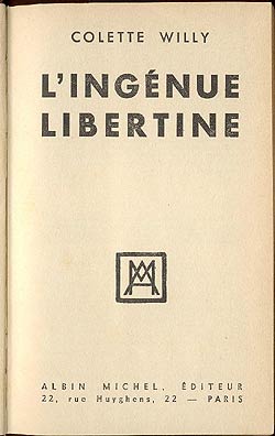 l'ingenue libertine, de Colette Willy - occasion