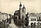 Cracovie Krakow rynek Glowny c1960