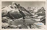 old postcard melting glaciers