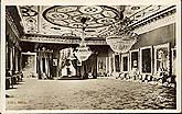 carte postale ancienne Tunis Le Bardo salle du trone