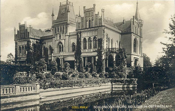 Schloss Evenburg bei Leer Ostfriesland Ansichtskarte c1930