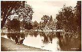 abbey park Leicester vintage postcard