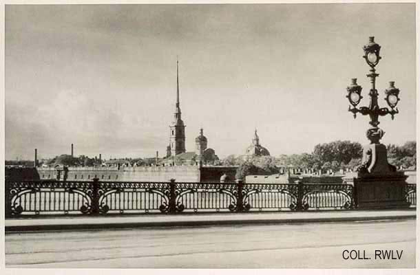 vintage postcard Leningrad 1955