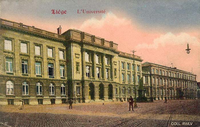 Liege Belgique l' Universite  carte postale1898