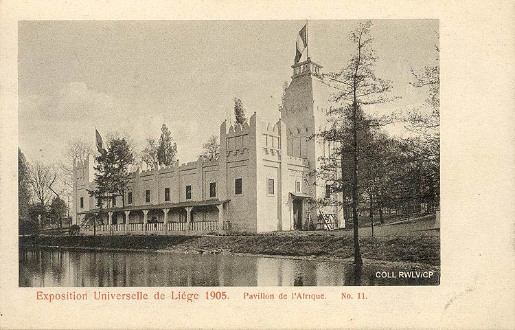 Liege exposition universelle 1905 pavillon de l' Afrique