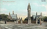 old postcard Liverpool Stanley Park c1900