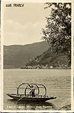 carte postale ancienne Lugano vers Morcote 1937