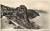 vintage postcard castle rock Lynton